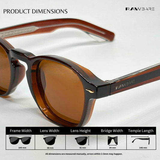 Urban Grid Shades - Brown / RB2458