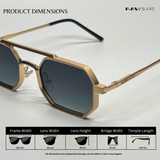 Blaze Mini - Gold Avaitor Sunglasses - RB2540