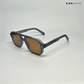 Glare - Denim Walnut Rectangle Sunglasses - RB2325