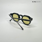 Groove Shades - Yellow Black Round Sunglasses - RB2539