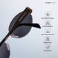 Lunar - Black Gold Oval Sunglasses - RB2430