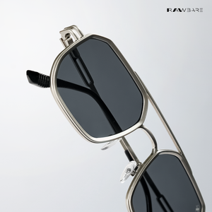 Metal Aviator 2.0 - Silver Black Aviator Sunglasses - RB2673SB