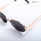 Lunar - Black Gold Oval Sunglasses - RB2430