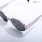 Lunar - Silver Black Oval Sunglasses - RB2432