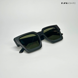 Boxy Bold - Black Green Square Sunglasses - RB2522