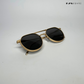 Round Luxe - Gold Round Sunglasses - RB2498