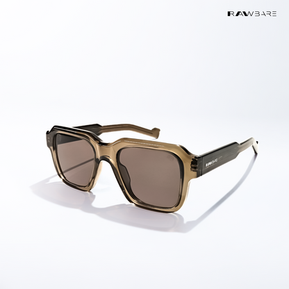Hubli Duskline - Sand Smoke Square Sunglasses - RB2805