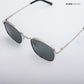 Metal Glint - Silver Black Square Sunglasses - RB2632