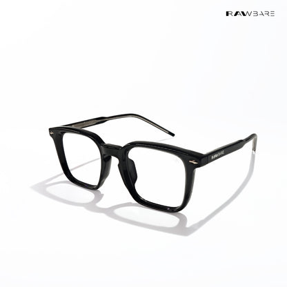 Quadra - Core Black Square Bluecut Eyewear - RB2839