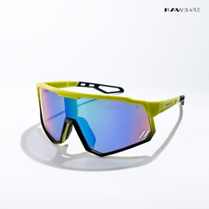 Velocity Core - Neon Surge Polarized Wrap Around Sunglasses - RB2816