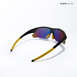 Dagger Rush - Zest Polarized Wrap Around Sunglasses - RB2824
