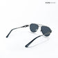 Valmont Aviator- Arctic Steel Polarized Aviator Sunglasses - RB2841