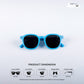 Legacy Cub - Regal Sky Kids Polarized Wayfarer Sunglasses - RBK2510