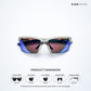 Aeris - Lagoon Polarized Wrap Around Sunglasses - RB2819