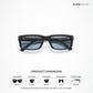 Araku Edge - Cobalt Core Rectangle Sunglasses - RB2848