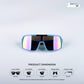 Speed Beam - Prism Dash Kids Polarized Wrap Around Sunglasses - RBK2535