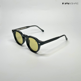 Groove Shades - Yellow Black Round Sunglasses - RB2539