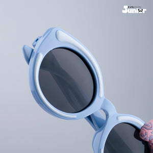 Sparkle Sprint - Blue Kids Polarized Cateye Sunglasses - RBK2517