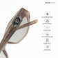 Kodaikanal Hush - Misty Taupe Oval Cateye Sunglasses - RB2768