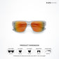 Trivandrum Tint - Sunflare Tint Polarized Square Sunglasses - RB2854