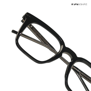Quadra - Core Black Square Bluecut Eyewear - RB2839