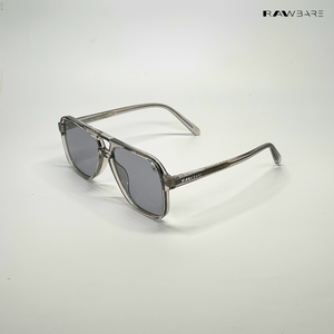 Patiala Drop - Stone Dust Geometric Aviator Sunglasses - RB2542