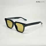 Waypoint - Black Yellow Wayfarer Sunglasses - RB2519