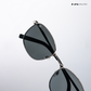 Metal Glint - Silver Black Square Sunglasses - RB2632