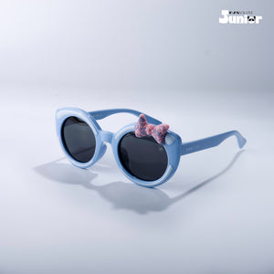 Sparkle Sprint - Blue Kids Polarized Cateye Sunglasses - RBK2517