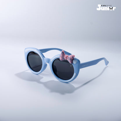 Sparkle Sprint - Blue Kids Polarized Cateye Sunglasses - RBK2517