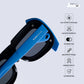 Shade Hacker - Dark Wave Kids Polarized Angular Shield Sunglasses - RBK2532