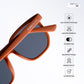 Young Monarch - Amber Crown Kids Polarized Square Sunglasses - RBK2505
