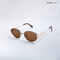Lunar - Brown Gold Oval Sunglasses - RB2429