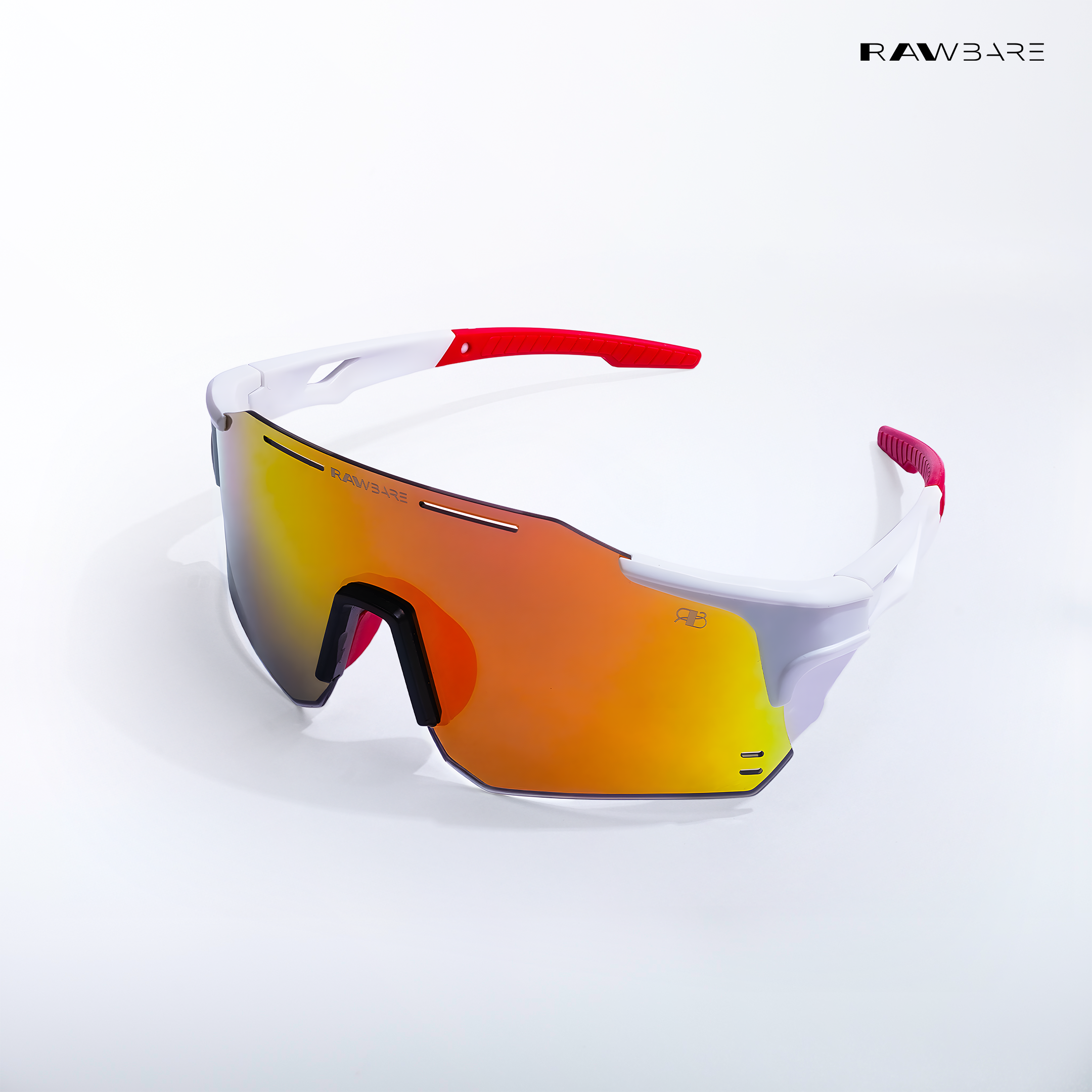 Glide Max Frost Fire Polarized Wrap Around Sunglasses RB2641 — Rawbare