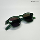 Urban Grid - Green Polarized Wayfarer Sunglasses - RB2459