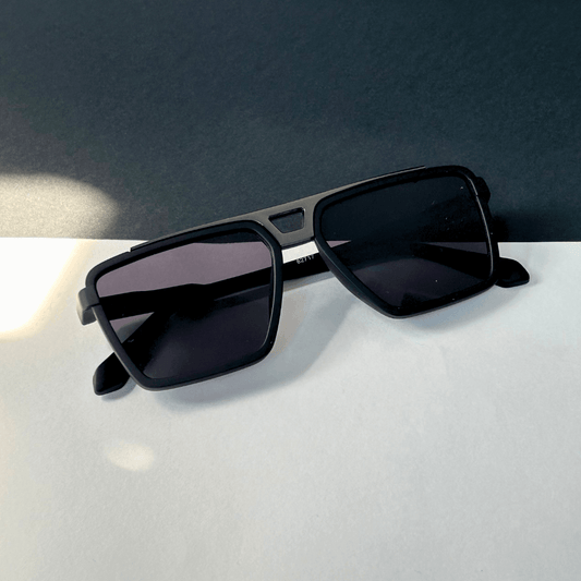 Black Metal Top Aviator Sunglasses - RawBare