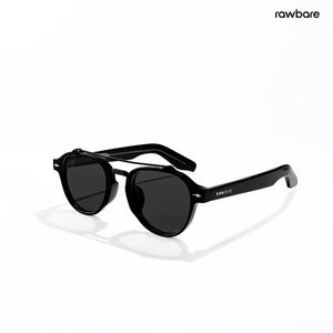 Dharamshala Aura - Ridge Polarized Retro Round Sunglasses - RB3036
