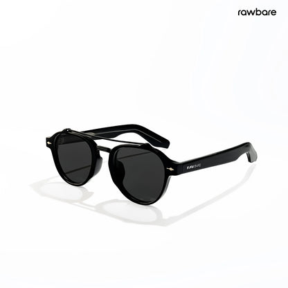 Dharamshala Aura - Ridge Polarized Retro Round Sunglasses - RB3036