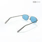 Soil - Quartz Geometric Oval Sunglasses - RB2889
