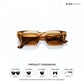 Varkala Veil - Earth Core Rectangle Sunglasses - RB2723