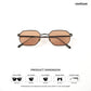 Orbit - Asteroid Hexagon Square Sunglasses - RB2978