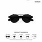 Dharamshala Aura - Ridge Polarized Retro Round Sunglasses - RB3036