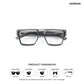 Facet - Grey Geometric Square Bluecut Eyewear - RB3008