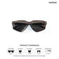 Mumbai Hush - Monsoon Geometric Cateye Sunglasses - RB3035