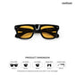 Hyderabad Haze - Charminar Glow Square Sunglasses - RB2988