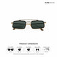 Landscape - Valley Polarized Geometric Rectangle Sunglasses - RB2888