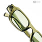Lilrecta - Green Rectangle Sunglasses - RB2526