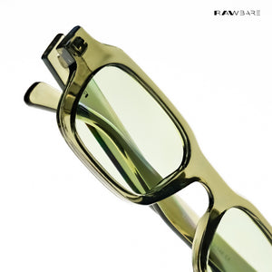Lilrecta - Green Rectangle Sunglasses - RB2526