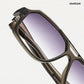 Bengaluru Dusk - Overcast Geometric Square Sunglasses - RB3015