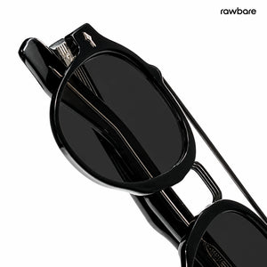 Dharamshala Aura - Ridge Polarized Retro Round Sunglasses - RB3036